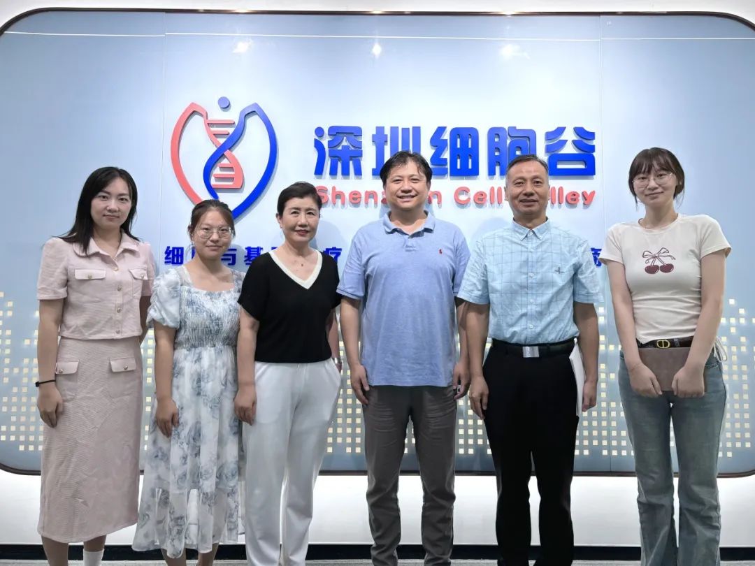 坪山中心醫(yī)院病理科主任王煒、腫瘤科主任孫君重一行蒞臨深圳細(xì)胞谷交流訪問
